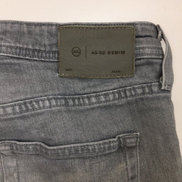 AG ADRIANO GOLDSCHMIED Gray The Tellis Modern Slim Italian Denim Jeans - Picture 12 of 15